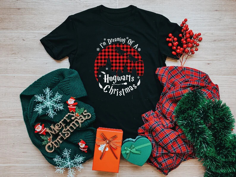 I&#39;m Dreaming Of A Wizard School Christmas Shirt