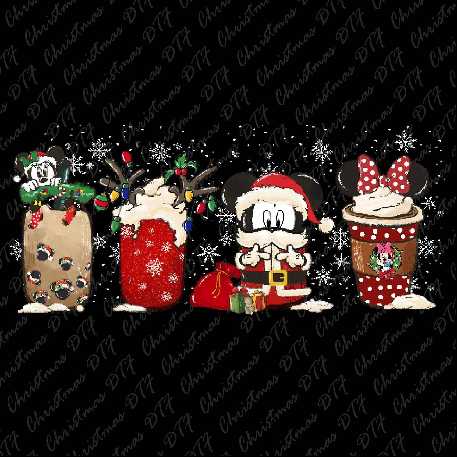 Mickey Christmas Ready To Press