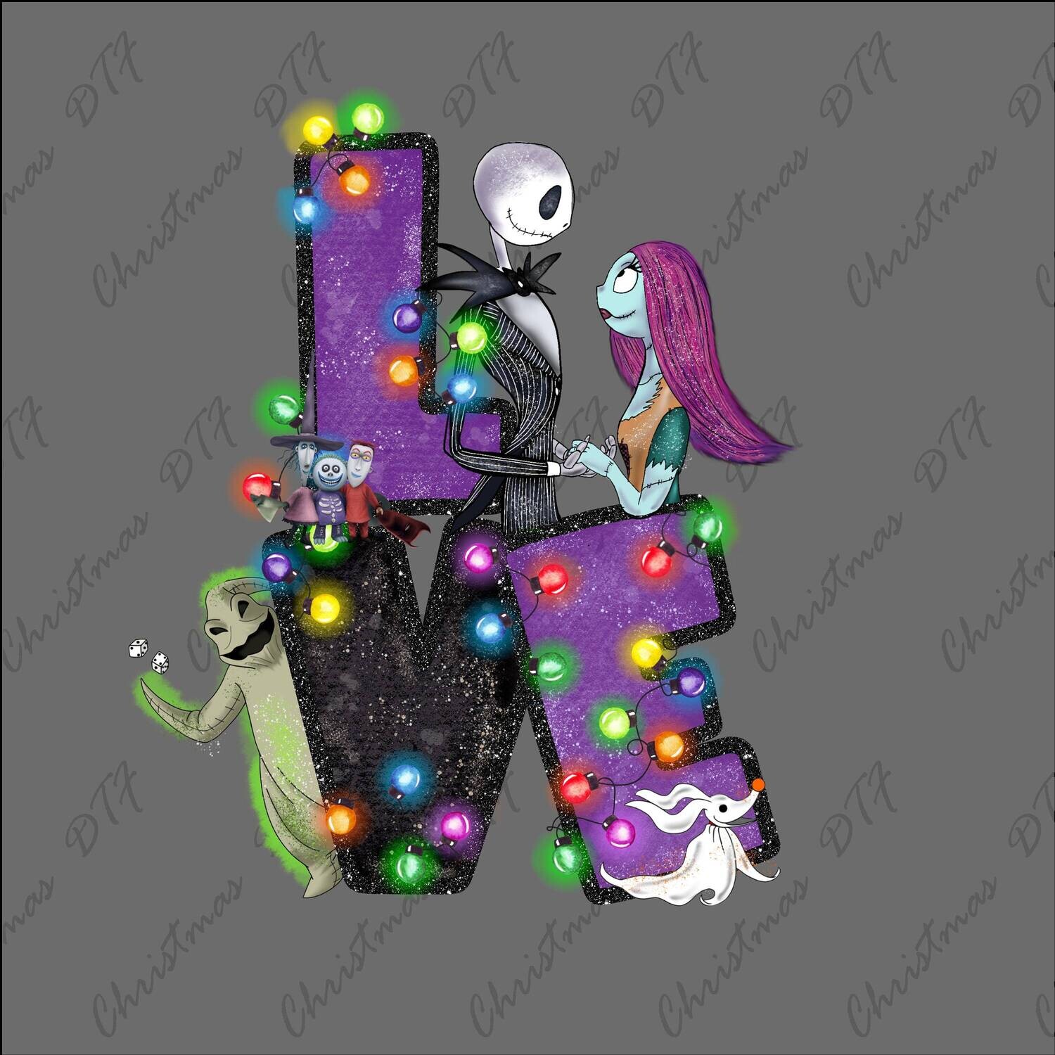 Love Nightmare Before Christmas Ready To Press