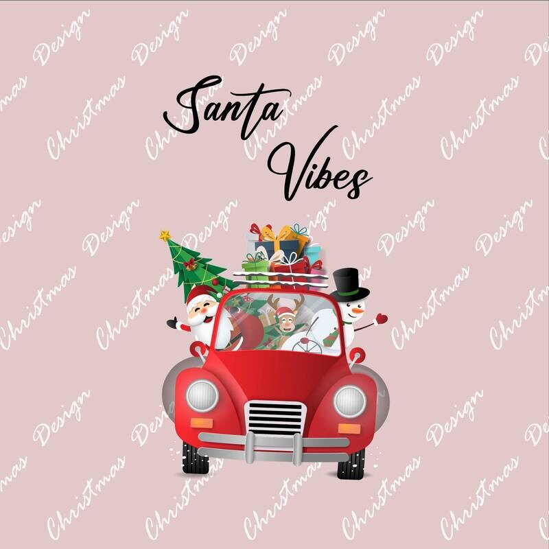 Santa Vibes Ready To Press