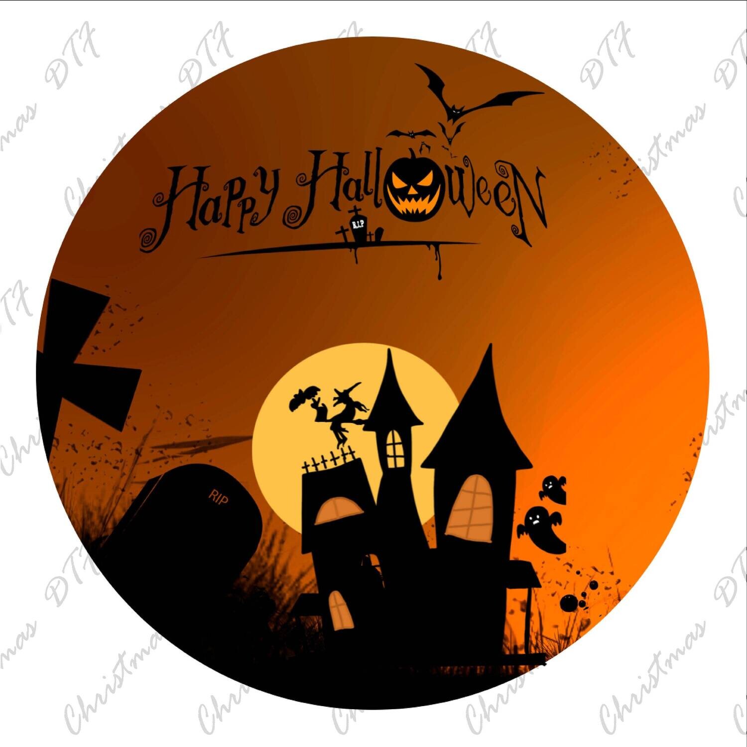 Happy Halloween Halloween DTF Transfer Ready To Press