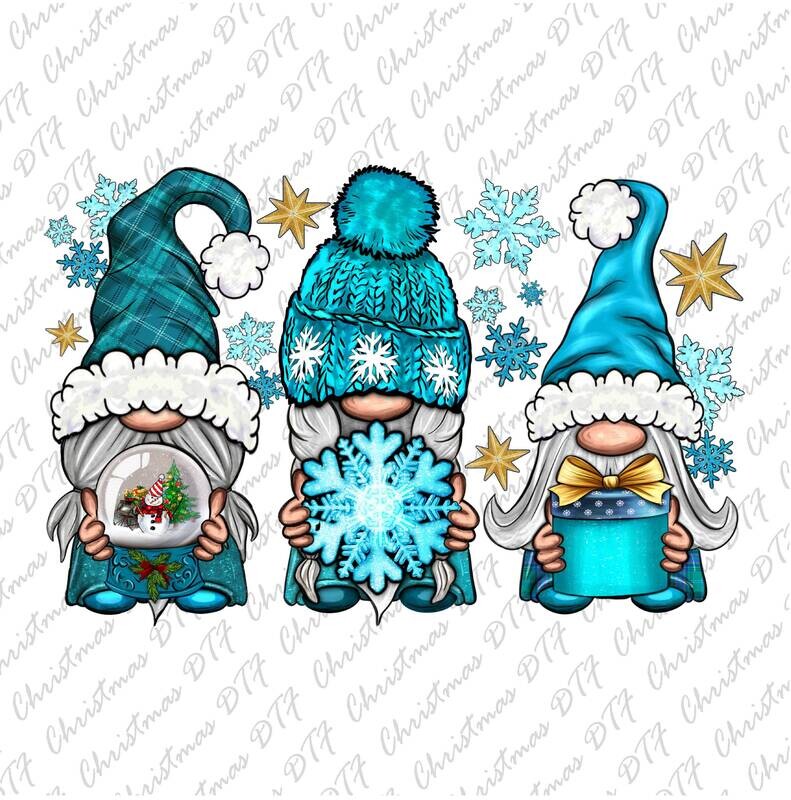 Winter Gnome DTF Transfer Ready To Press