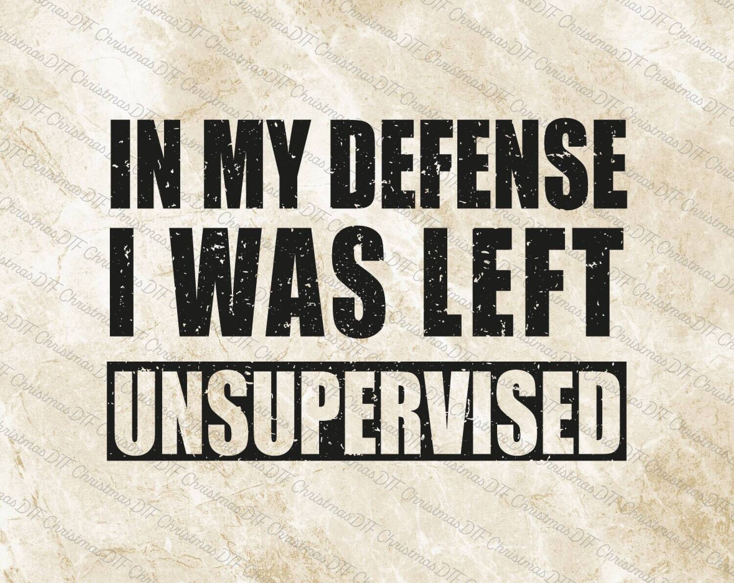 In My Defence I Was Left Unsupervised Ready To Press