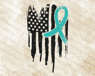 PTSD Awareness Ribbon  Ready To Press