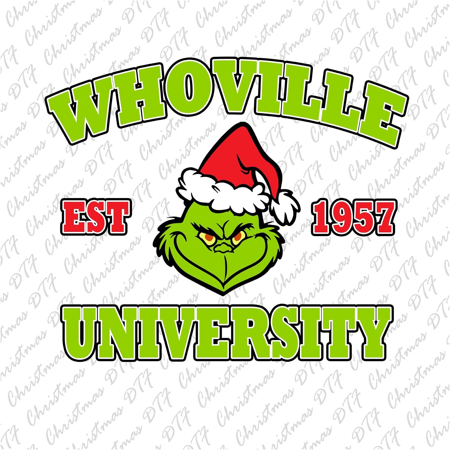 Whoville University Grinch Whoville Ready To Press