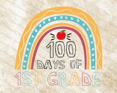 100 Days of School 1st Grade Ready To Press