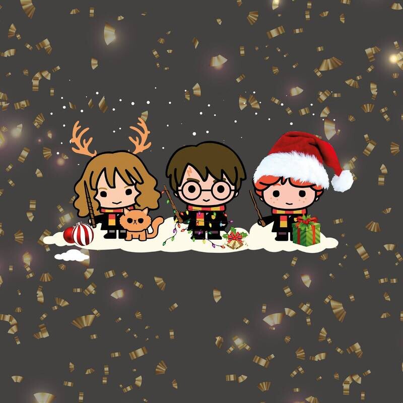 Wizard Christmas DTF Transfer Ready To Press