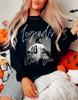 Pele Legends Never Die Sweatshirt