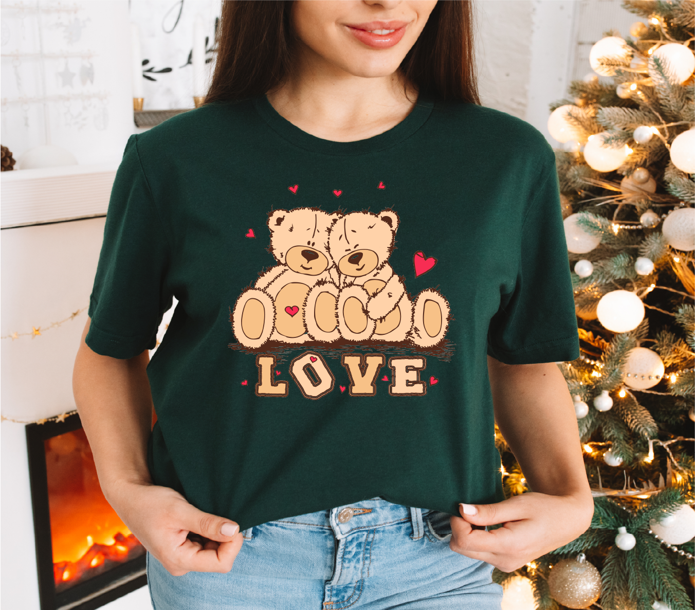 Love Bear Couple Shirt