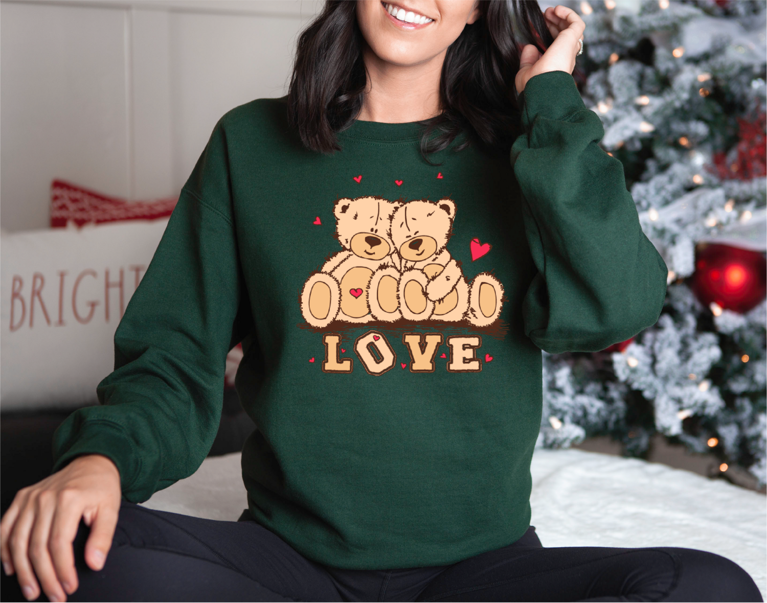 Love Bear Couple Sweatshirt