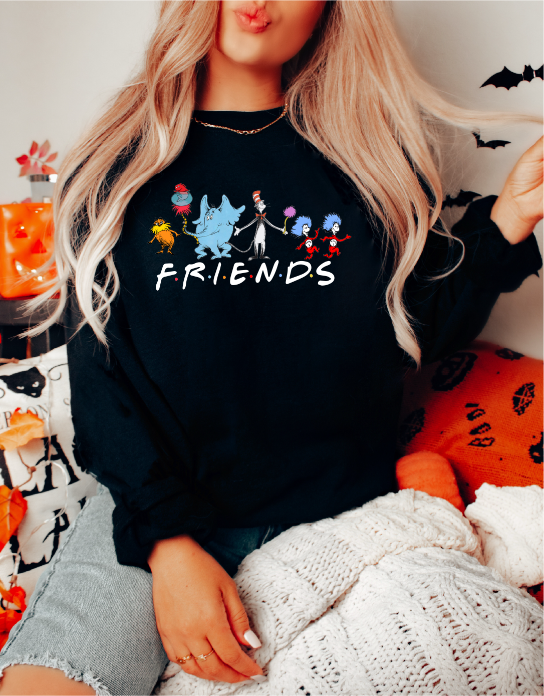 Dr Seuss Friends Sweatshirt