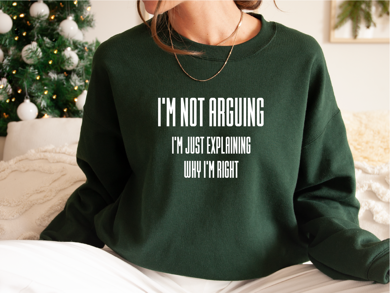 I am Not Arguing Sweatshirt