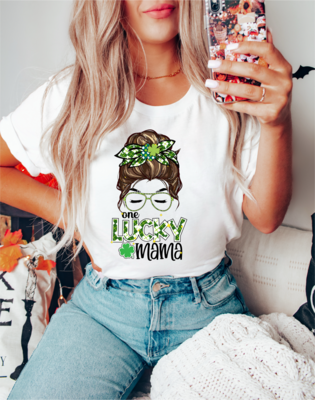 Unisex St Patricks Day Lucky Mama Shirt
