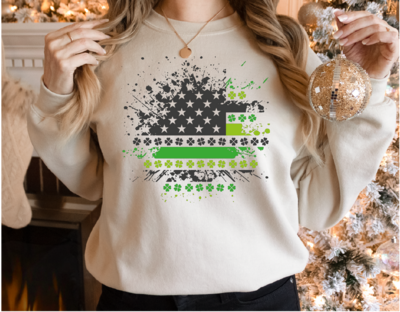 St Patricks Day, Shamrock Sweatshirt