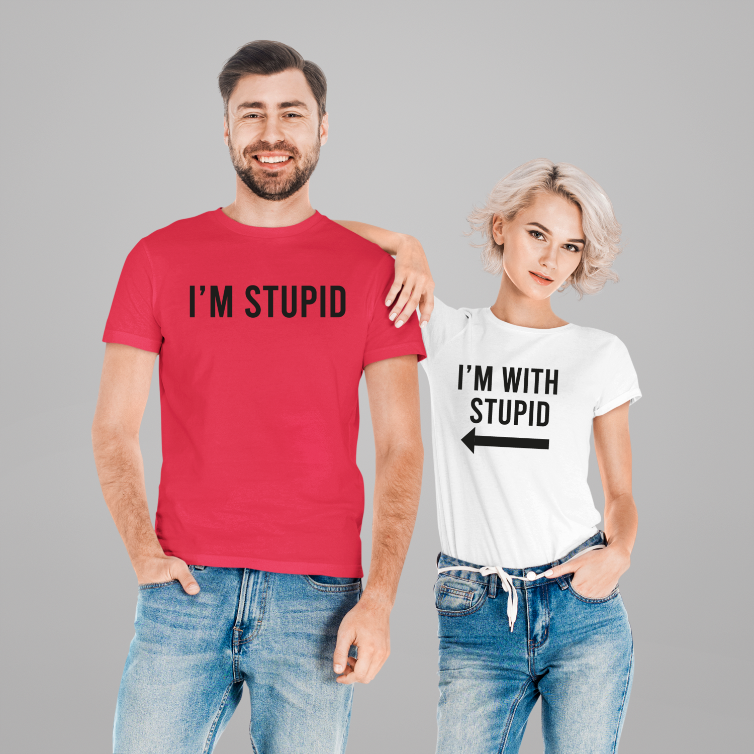 I am with Stupid Unisex Shirt