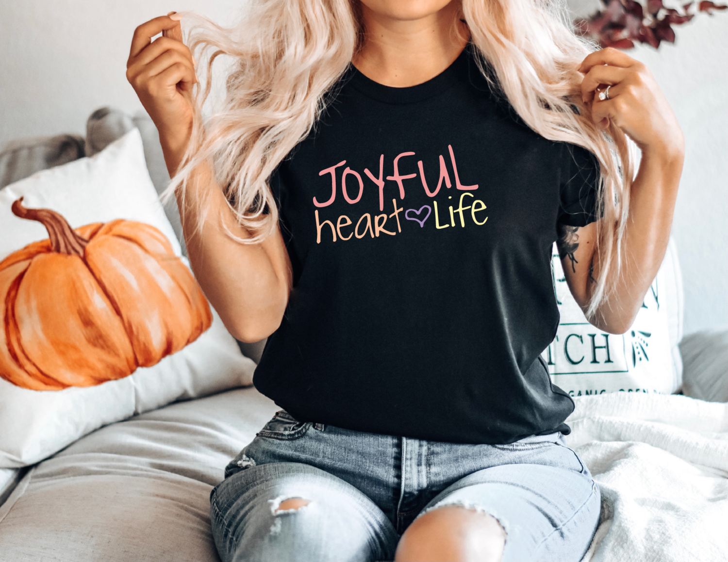 Joyful Shirt, Heart Life Tee