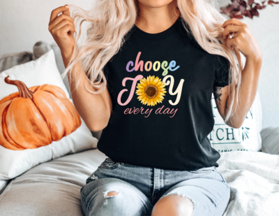 Inspirational Mom Shirt, Choose Joy Shirt