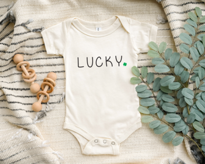 Lucky Kids Onesie, St. Patrick&#39;s Day Bodysuit