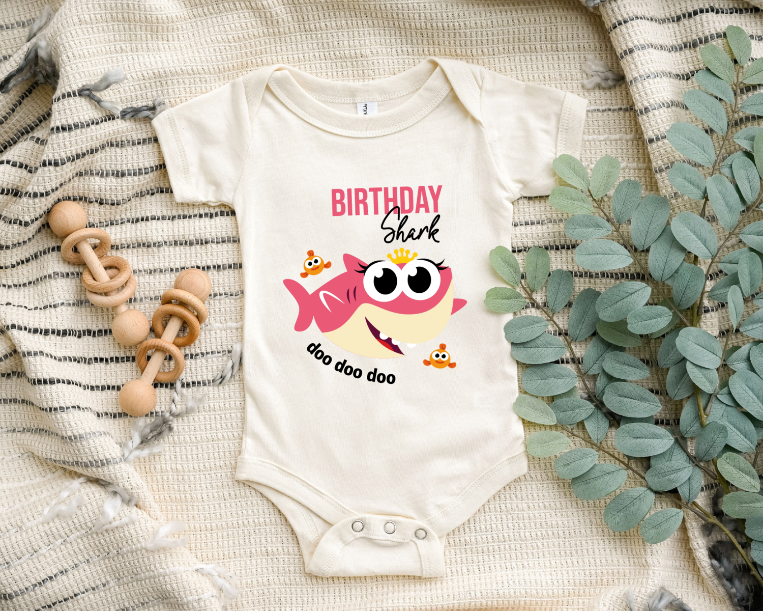 Birthday Shark Unisex Toddler Girl Shirt
