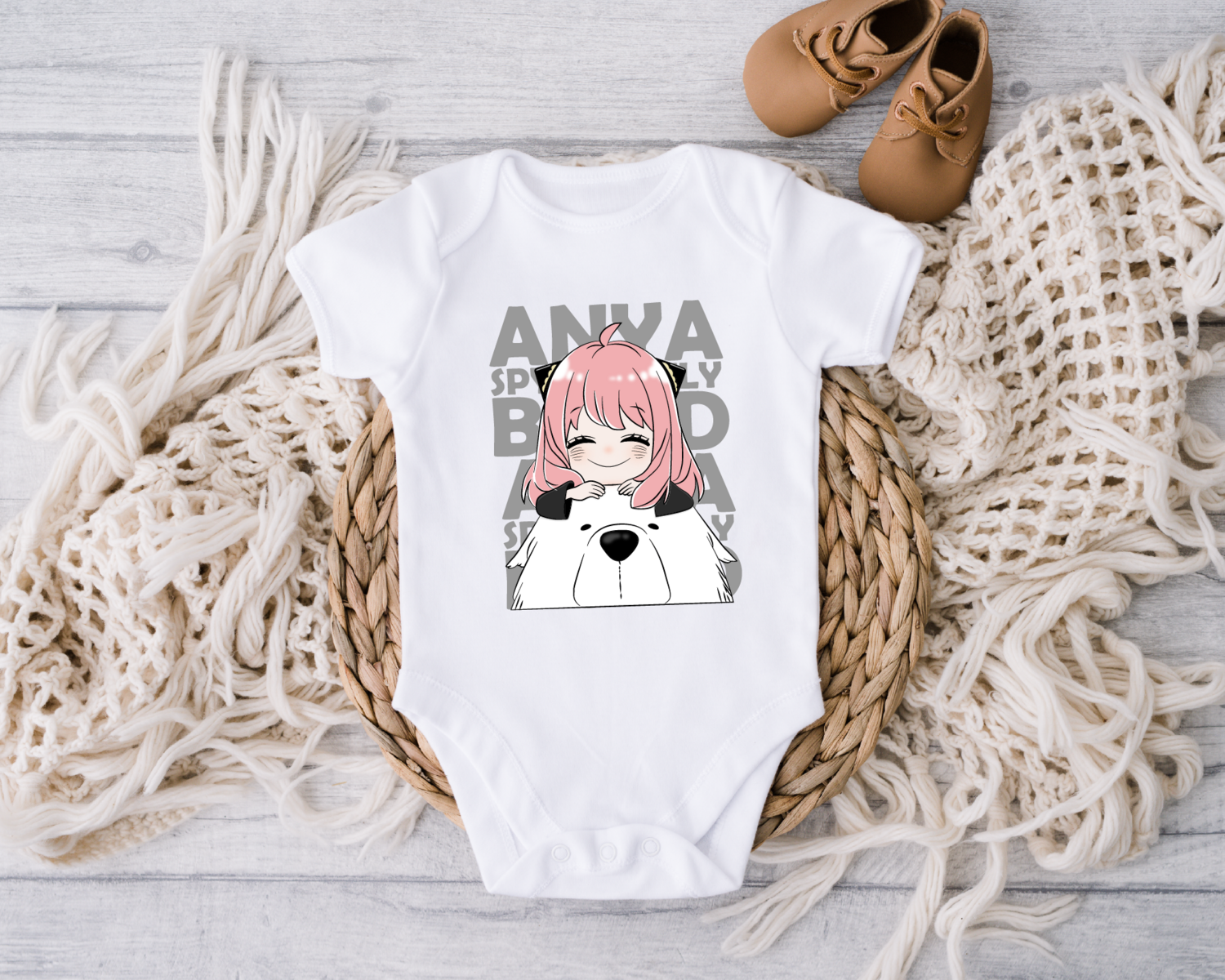 Anime Toddler Shirt,Anya Baby Onesie