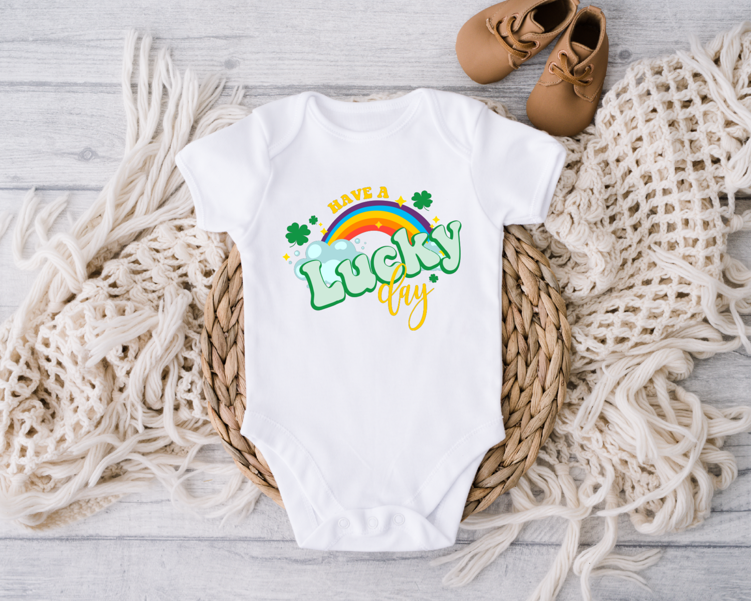 St Patrick Onesie, Have A Luck Day Toddler Shirt