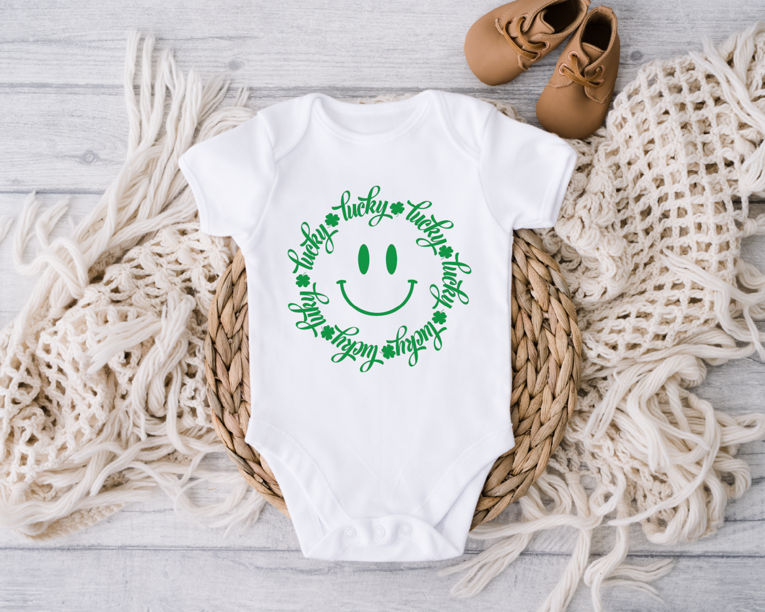 St Patrick Onesie, Lucky Smile Toddler Shirt