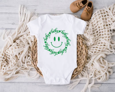 St Patrick Onesie, Lucky Smile Toddler Shirt