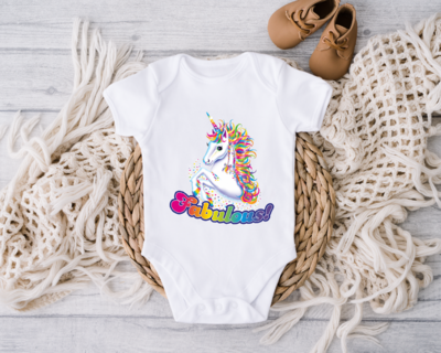 Fabolous Unicorn Baby Onesie