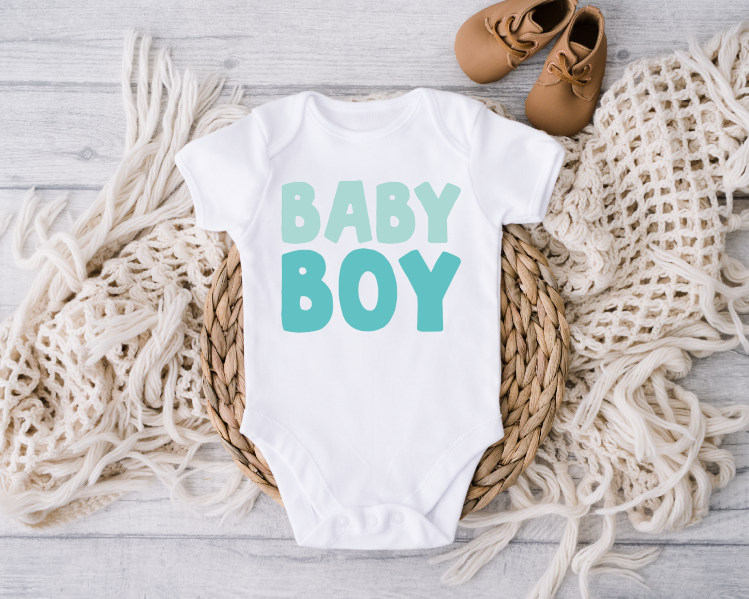Baby Boy Bodysuits, Baby Shower Gift