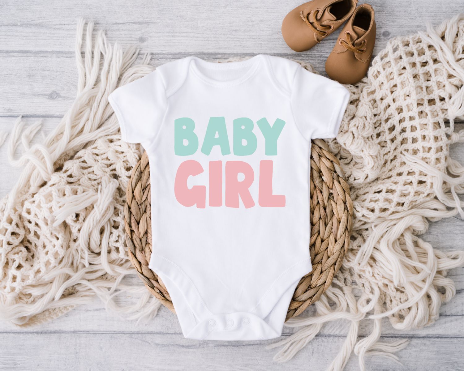 Baby Girl Bodysuit, Baby Shower Gift, Gender Reveal Onesie