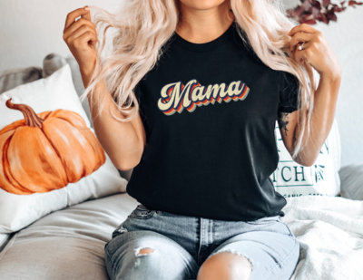 Retro Mama Shirt, Mother&#39;s Day Shirt
