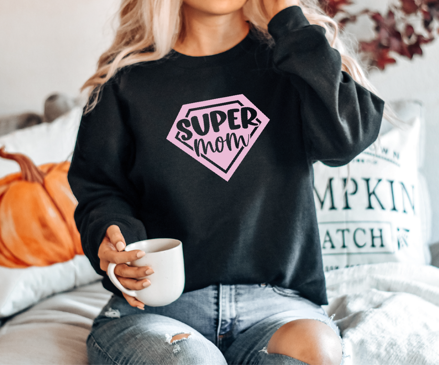Super Mom Sweatshirt, Mother&#39;s Day Hoodie