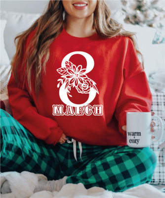 Women&#39;s Day Sweatshirt, 8 March Shirt, International Women&#39;s Day Hoodie