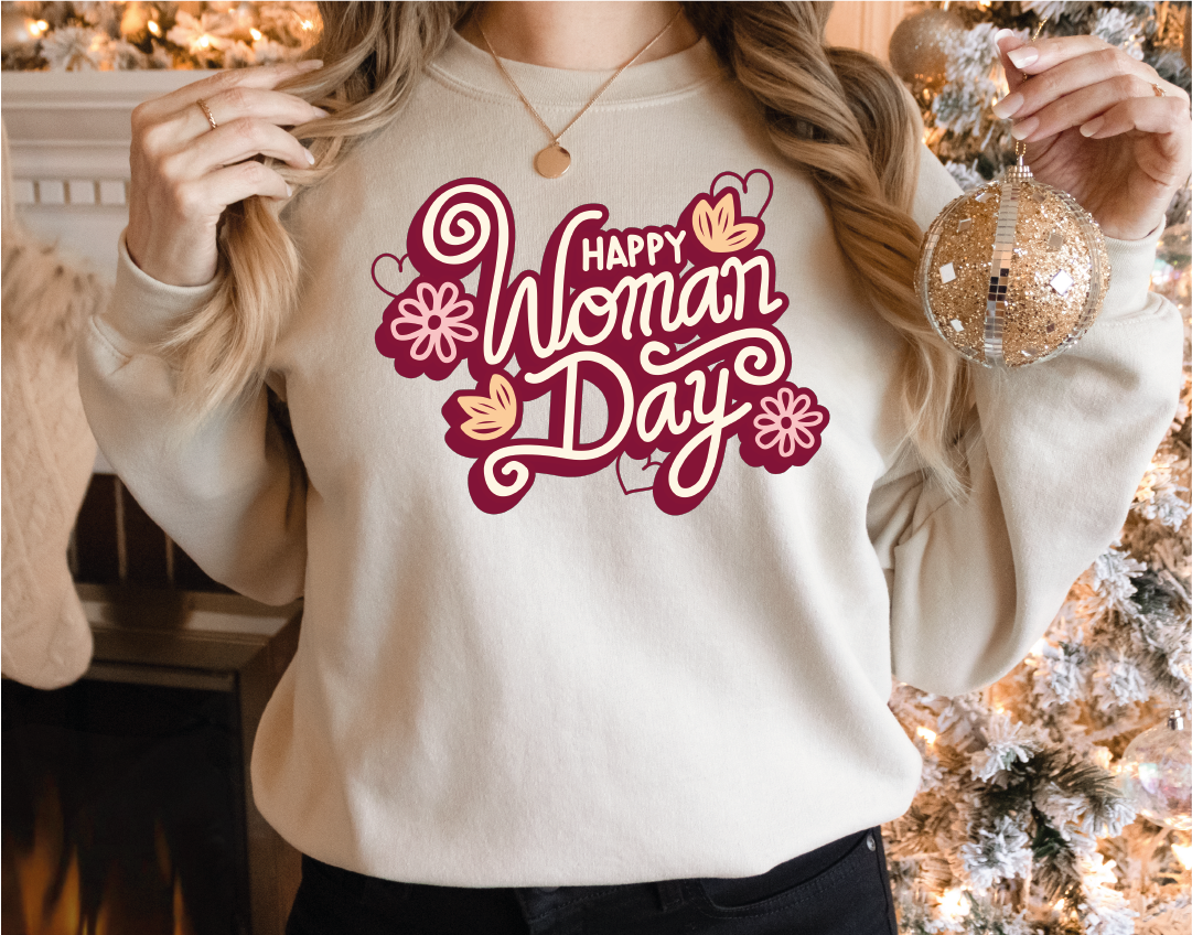 Happy Women's Day Sweatshirt, International Women's Day Hoodie, 8 March Sweater