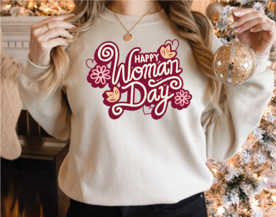 Happy Women&#39;s Day Sweatshirt, International Women&#39;s Day Hoodie, 8 March Sweater