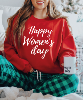 Happy Women&#39;s Day Sweatshirt, International Women&#39;s Day Hoodie, 8 March Sweater