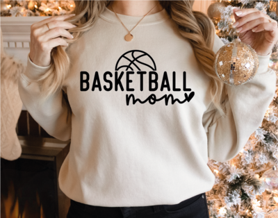 Basketball Mom Sweatshirt, Game Day Hoodie, Mothers Day Gift Tee