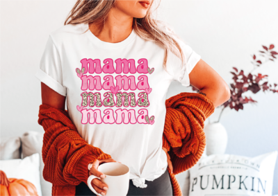 Leopard Print Mama Shirt, Cute Mama Shirt, Mother&#39;s Day Gift, Mom Shirt Gift, Mothers Day Tshirt