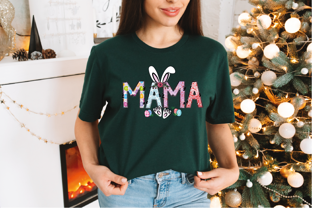 Mama Bunny Shirt, Easter Mom Shirt, Bunny Mom Gifts, Easter Day Gift Ideas Star Seller For Mother