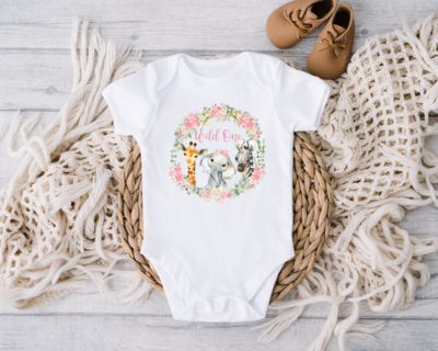Happy Easter Toddler Shirt, Wild One Onesie, Cute Animal Onesie