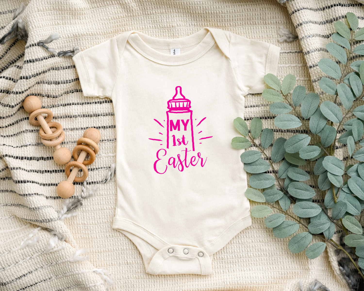 My First Easter Day Onesie, Cute Bottle Bodysuit, Happy Easter Onesie, Easter Day Toddler Shirt