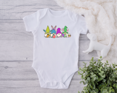 Happy Easter Gnomes Onesie, Cute Easter Gnome Baby Bodysuit, Easter Day Toddler Shirt