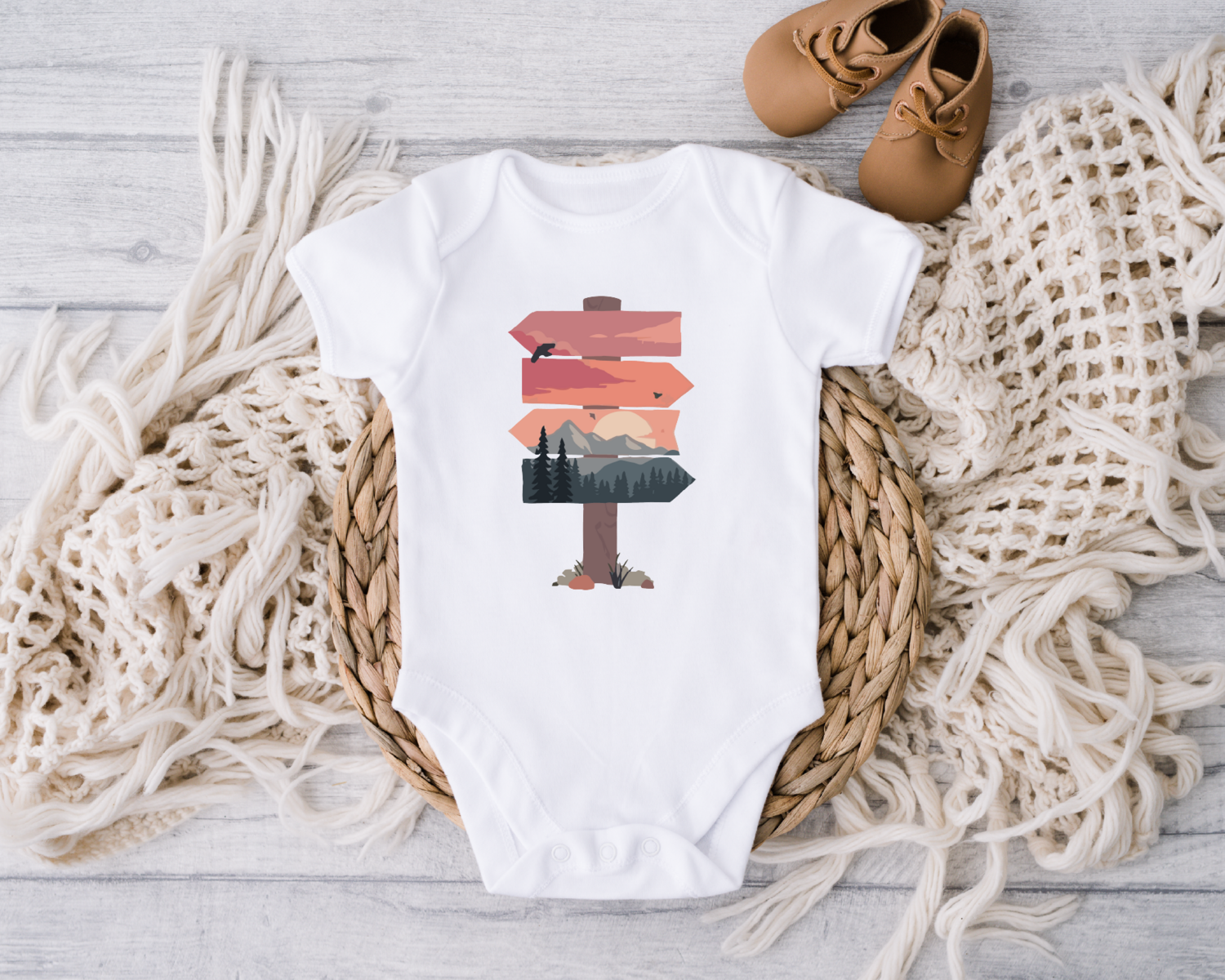 Cute Sign Toddler Shirt, Adventure Onesie, Western Baby Bodysuits