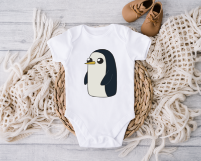 Anime Toddler Shirt,Penguen Baby Onesie, Cute Baby Bodysuit, Anime Baby Onesie