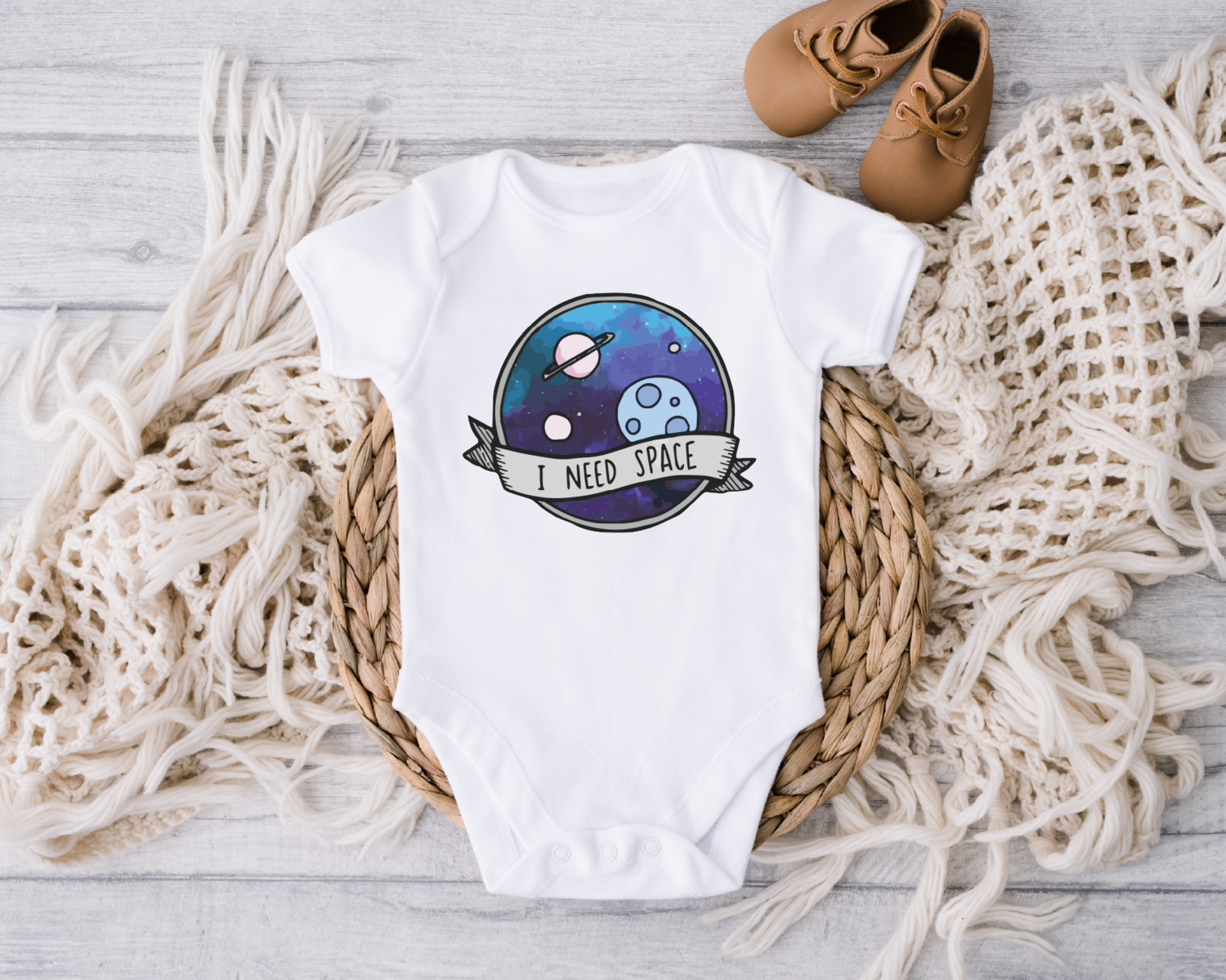 I Need Space Onesie, Planet Toddler Shirt, Space Baby Bodysuits
