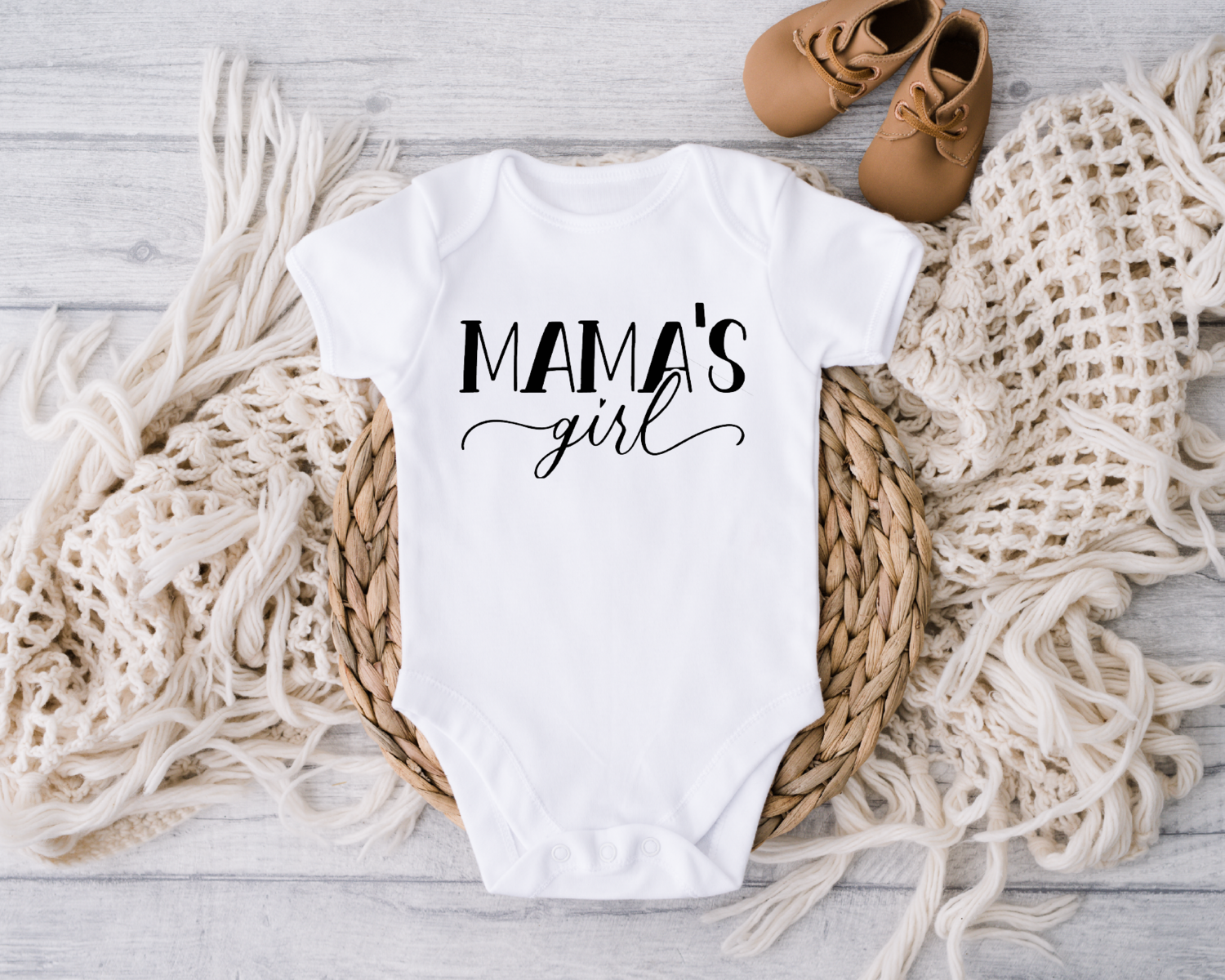 Mama Is My Bestie Baby Bodysuit, Mother's Girl Onesie, Mother's Day Toddler Shirt