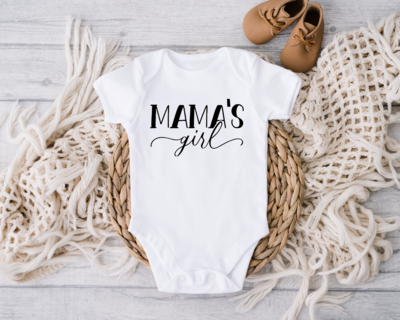 Mama Is My Bestie Baby Bodysuit, Mother&#39;s Girl Onesie, Mother&#39;s Day Toddler Shirt