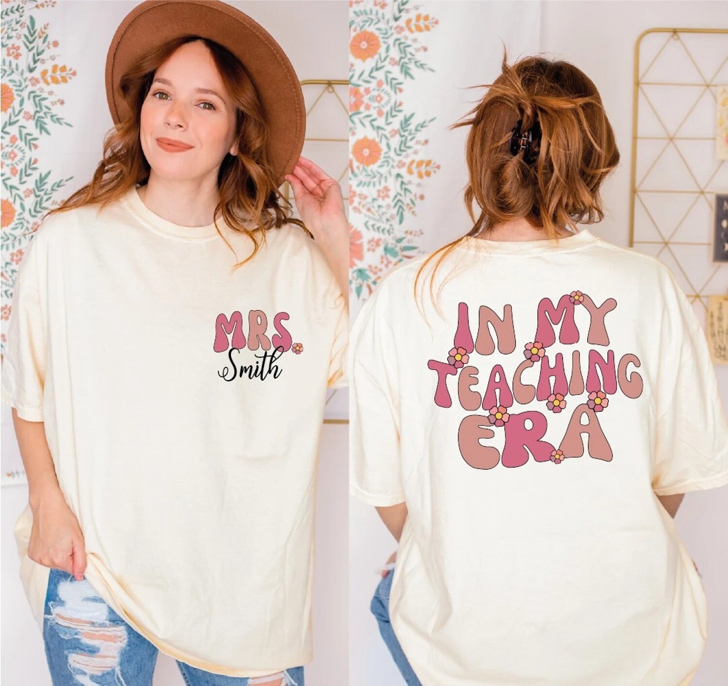 Custom Teacher Shirt, In my Teaching ERA Shirt
