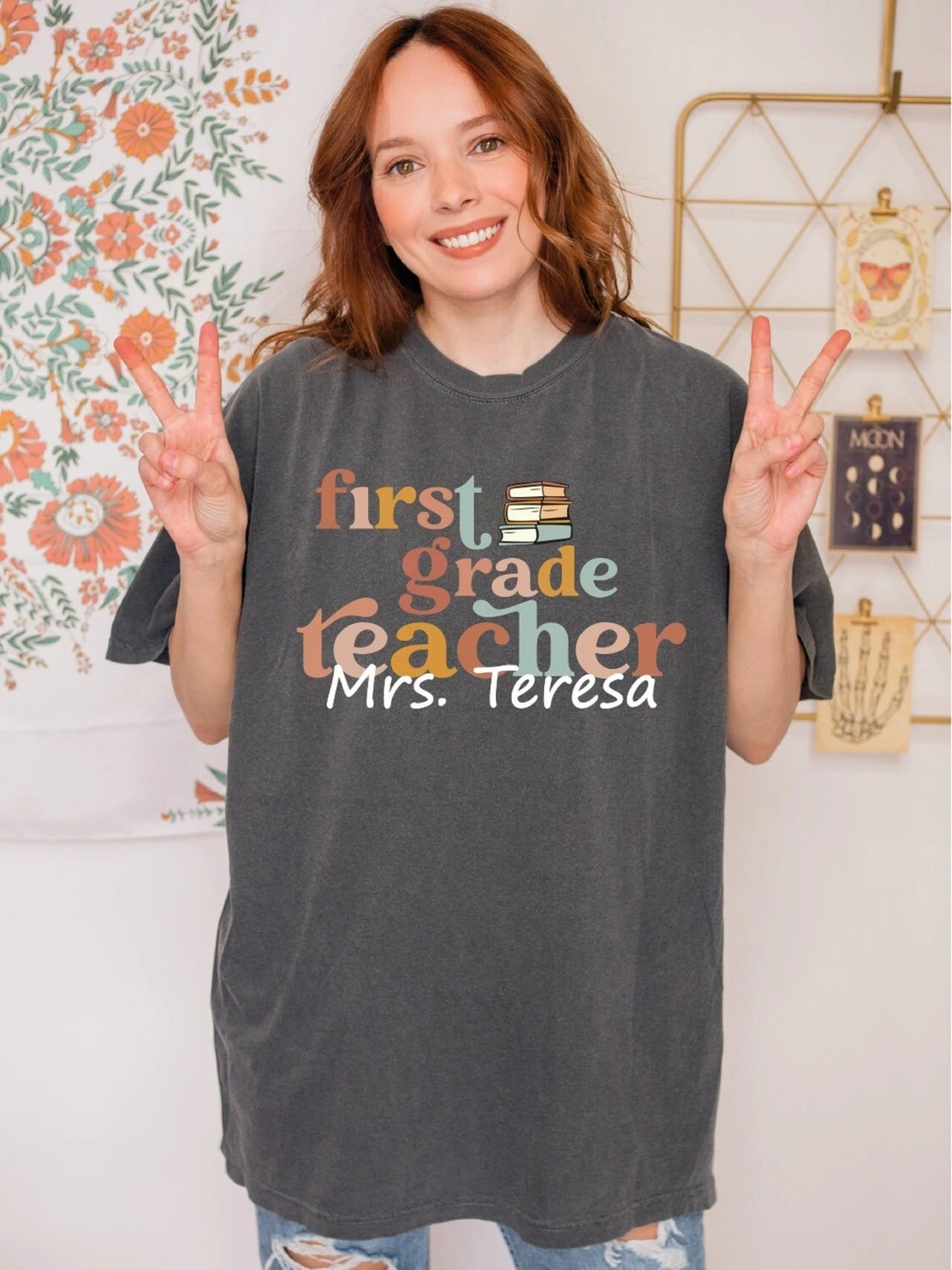 Custom First Grade Teacher Shirt