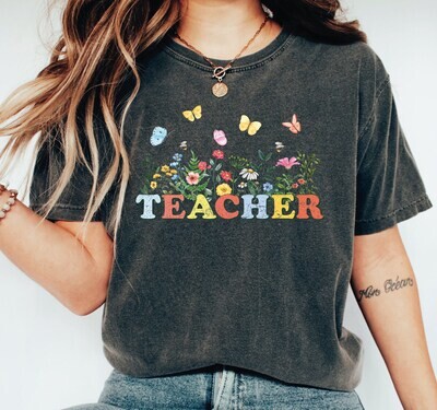 Flower Teacher Shirt
